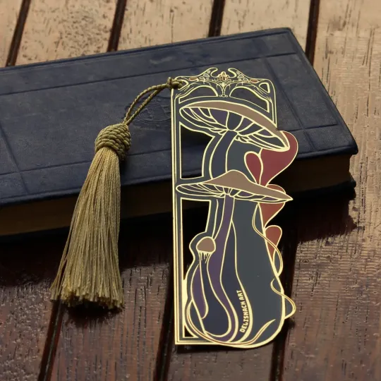 Funglands Brass Bookmark