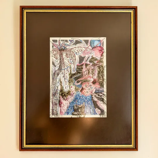 "No Place To Go (anywhere)" Original Framed Artwork